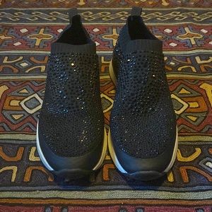 🤩 Zara - Sparkly Laceless Sneakers - 38